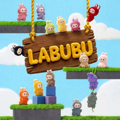 POP MART Labubu V4 Los Monstruos Pin For Love Serie Colgante de Peluche Blind Box (N-Z)
