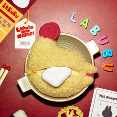 POP MART Labubu Monsters Wacky Mart Series Auriculares Bolsa de Tempura de Camarones AUTÉNTICO