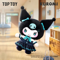 TOP TOY Sanrio Kuromi School Life Serie Plüsch-Schlüsselanhänger Blind Box AUTHENTISCH
