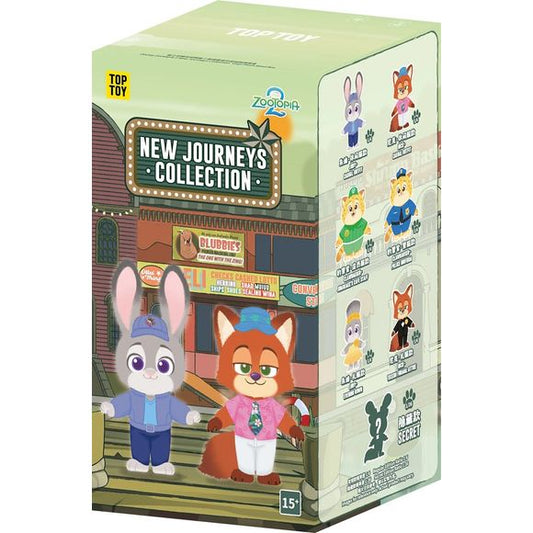 TOP TOY Disney Zootopia 2 "New Journeys" Series plush pendant blind box – random keychain figure. Dive into the excitement of Disney's Zootopia 2 with this New Journeys Series plush keychain blind box! Each box contains one mystery plush keychain featuring beloved characters from the highly anticipated sequel — perfect for fans and collectors alike. Authentic.