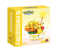 Keeppley K20217 Pokemon Pikachu Bonsai Potted Flower Building Set