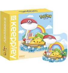 Keeppley K20222 Pokemon Pikachu Soaking up the Sun Sunbathing Building Set