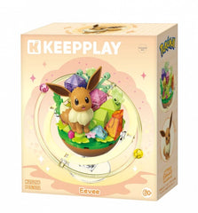 Keeppley K20266 Pokemon Eeveelution Planet Series Eevee Building Set