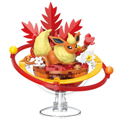 Keeppley K20267 Pokemon Eeveelution Planet Series Flareon Building Set