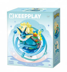 Keeppley K20272 Pokemon Eeveelution Planet Series Vaporeon Building Set