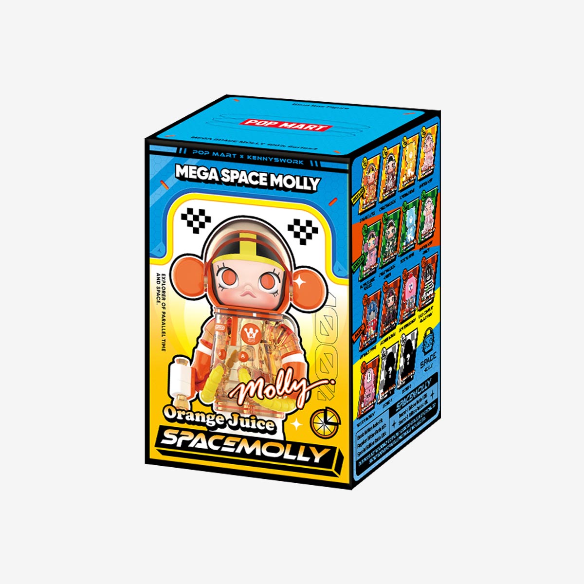 POP MART MEGA SPACE MOLLY 100% Series 4 Figure Blind Box: The blind box contains a random figure from a specific series. Each blind box only contains one figure. No one, including us, knows what's inside. This collection contains 9 blind box figures, one of them might be the secret edition.
Random Design: Blind boxes are fully random and we cannot accept requests for specific items. There chances of getting the secret edition are usually 1/108. When purchasing the whole set, there will be no duplicates figu