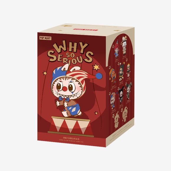 Dive into the world of mystery and mischief with the WHY SO SERIOUS Series Vinyl Plush Pendant Blind Box from POP MART. Each package holds a surprise character from this bold collection — a plush-pendant hybrid that’s designed to hang, display or carry along with you.
Crafted at approximately 16 cm (≈5.78″) tall, these collectible pendants combine soft, fuzzy plush materials with vinyl and PVC details for a striking look and texture.
The series features multiple characters (including secret rare variants