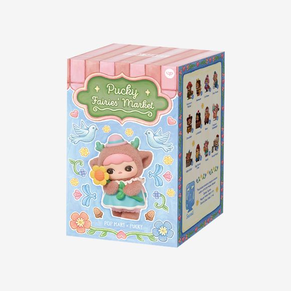 Step into a magical bazaar full of charm and creativity with the POP MART PUCKY Fairies’ Market Series! This whimsical blind box collection brings the beloved PUCKY fairies to life as adorable market vendors and shopkeepers — each with their own unique role and personality.
Standing approximately 5–9 cm (2–3.5 inches) tall and crafted from high-quality PVC, ABS, hardware, and soft polyester fibers, these figures are perfect for display on shelves, desks, or in any collectible lineup.
Each sealed blind b