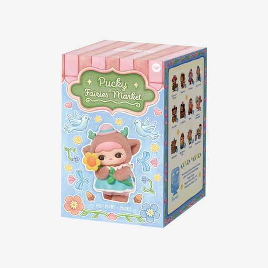 Step into a magical bazaar full of charm and creativity with the POP MART PUCKY Fairies’ Market Series! This whimsical blind box collection brings the beloved PUCKY fairies to life as adorable market vendors and shopkeepers — each with their own unique role and personality.
Standing approximately 5–9 cm (2–3.5 inches) tall and crafted from high-quality PVC, ABS, hardware, and soft polyester fibers, these figures are perfect for display on shelves, desks, or in any collectible lineup.
Each sealed blind b