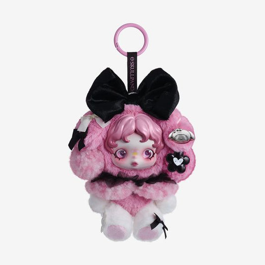 POP MART SKULLPANDA x My Melody plush doll pendant – authentic Sanrio crossover, ~13.5 cm. Bring a whimsical twist to your plush collection with the SKULLPANDA × My Melody Plush! This charming collaboration blends the edginess of SKULLPANDA with the sweet charm of Sanrio's beloved My Melody character.
Designed with soft, huggable materials and eye-catching details, this plush stands out whether displayed on a shelf or snuggled during movie night. Approximately 13.5 cm. Authentic.