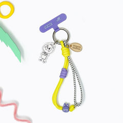POP MART Los Monstruos Serie 10º Aniversario Labubu Colgante para Móvil Caja Sorpresa