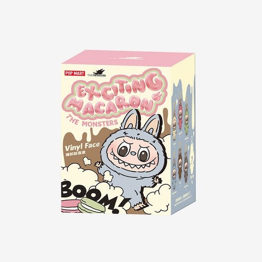 POP MART Labubu V1 "Exciting Macaron" – The Monsters Series blind box – random dessert-themed Labubu. Add a sweet surprise to your collection with THE MONSTERS Exciting Macaron vinyl face blind box. This series features Labubu in vibrant, macaron-inspired styles bursting with color and personality.
Each purchase is for ONE blind box containing a single random figure; buying one blind box does not guarantee the full set. Multiple designs to discover, including rare secret figures.