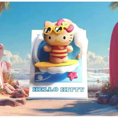 MINISO x Sanrio Hello Kitty Serie Surf de Verano Imán de Nevera Caja Sorpresa AUTÉNTICO