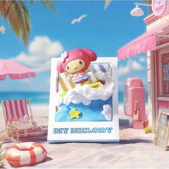 MINISO x Sanrio Hello Kitty Serie Surf de Verano Imán de Nevera Caja Sorpresa AUTÉNTICO
