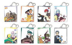 Pokemon TCG Chinese Paldea Trainer Photo Card Keychain Set Sealed - 1 Random