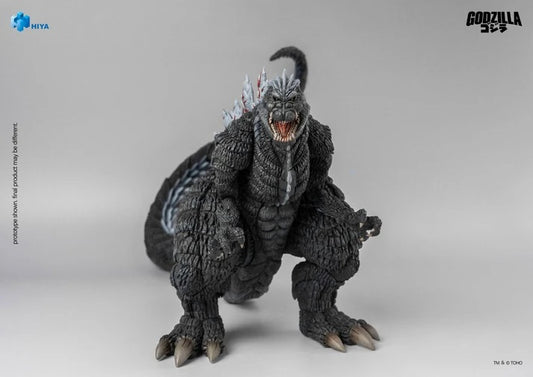 <p><strong>PRE-ORDER: Expected to ship in Q4 of 2027.</strong></p>
<p><strong>A new evolution of Godzilla emerges!</strong> Godzilla Ultima from <em>Godzilla Singular Point</em> joins the <strong>HIYA Exquisite Basic</strong> series!</p>
<p>Based on Godzilla's distinctive appearance in the <em>Godzilla Singular Point</em> anime, this highly detailed action figure recreates Godzilla Ultima's massive proportions, layered skin texture, sharp facial features, imposing body structure, and uniquely shaped dorsa