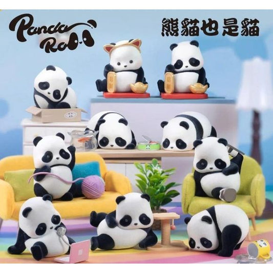 52TOYS "Panda Roll Life" as a Cat Series figure mystery blind box – random cat-themed panda figure. Pandas are cats too! This Panda Roll Life as a Cat Series brings adorable pandas to life in funny, relatable cat-like everyday situations — lounging, napping, knocking things over, and living the ultimate lazy life.
Each figure includes detailed accessories and cozy miniature scene elements — a must-have for panda lovers, cat fans, and designer-toy collectors.