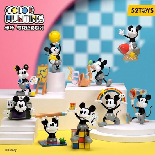 52TOYS Disney Mickey Mouse "Color Hunting" Series figure mystery blind box – random art-themed Mickey figure. Celebrate creativity and color with this Disney Mickey Mouse Color Hunting Series blind box! This stylish collection features Mickey Mouse in playful artistic scenes inspired by imagination, design, and creativity — painting, music, rainbows, puzzles, and more.
The clean modern aesthetic and adorable stylized sculpt make these figures perfect for Disney fans and designer toy collectors.