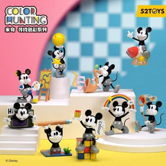 52TOYS Disney Mickey Mouse "Color Hunting" Series figure mystery blind box – random art-themed Mickey figure. Celebrate creativity and color with this Disney Mickey Mouse Color Hunting Series blind box! This stylish collection features Mickey Mouse in playful artistic scenes inspired by imagination, design, and creativity — painting, music, rainbows, puzzles, and more.
The clean modern aesthetic and adorable stylized sculpt make these figures perfect for Disney fans and designer toy collectors.