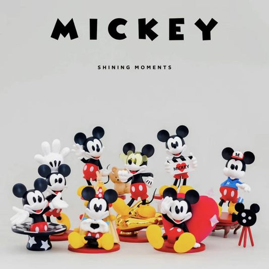 52TOYS Disney Mickey Mouse "Shining Moments" Series figure mystery blind box – random Disney scene figure. Celebrate Disney's most iconic character with this Mickey Shining Moments mini figure blind box series from 52TOYS! This collection captures Mickey Mouse in playful poses and memorable moments, with classic Disney styling and a modern collectible aesthetic.
Each figure showcases Mickey in unique scenes with colorful props and detailed sculpting — great for Disney fans and art toy collectors.