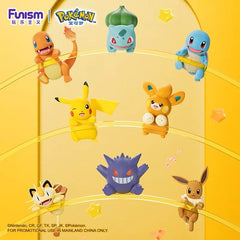 Funism Pokémon Team Party Peekrin Serie Rand hängende Figur – 1 zufällig