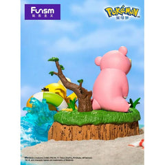 Funism Pokemon Slowpoke & Psyduck Prime Figure PVC Statue
