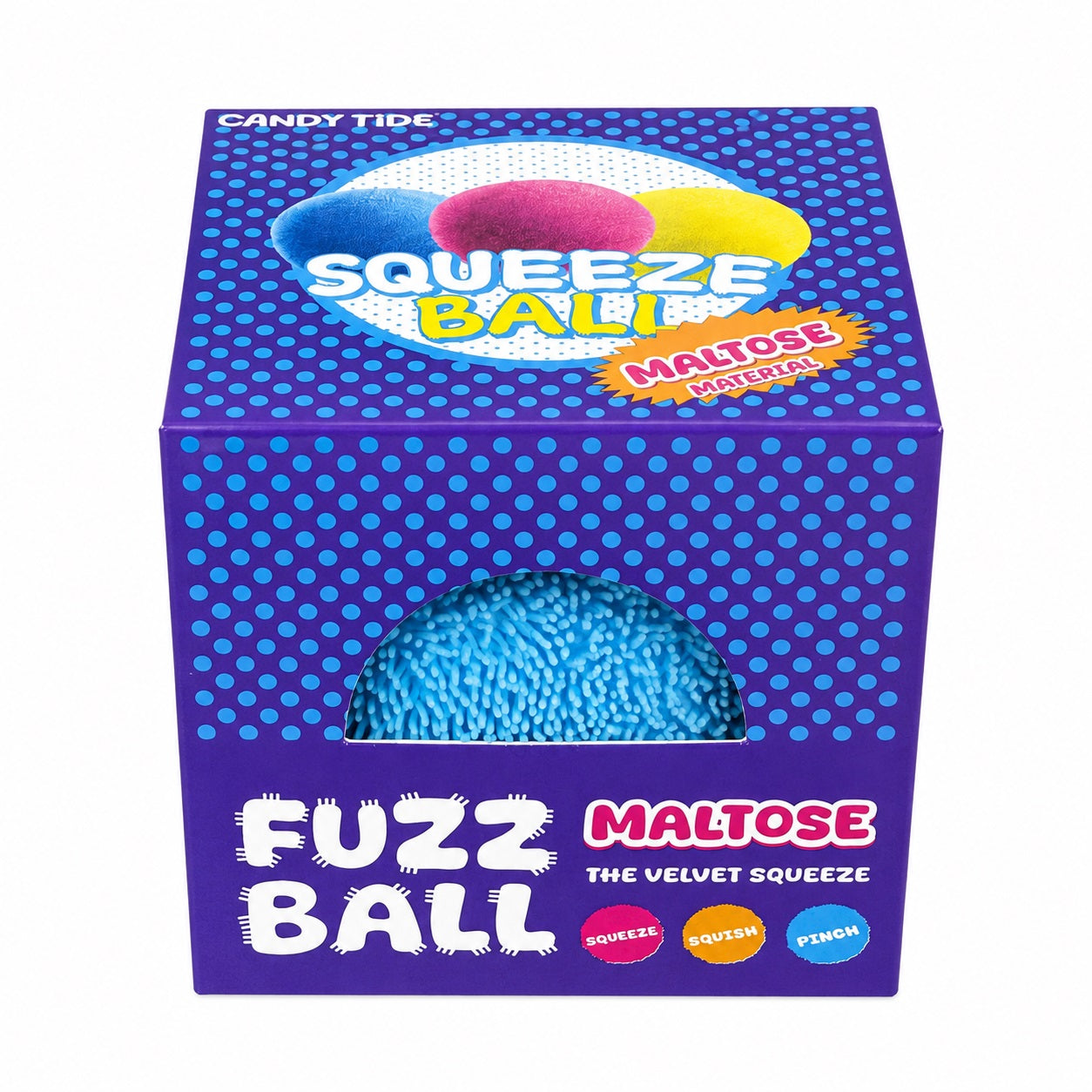 The Fuzz Ball Squishy Sensory Toy combines a soft squishy feel with a unique fuzzy-textured surface for an extra satisfying sensory experience. Designed with flexible stretchy material and covered in soft noodle-like fuzz texture, this stress toy is perfect for squeezing, fidgeting, and stress relief. Its compact size makes it great for desk play, sensory fun, and everyday fidgeting.