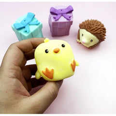 Cute Pet Flip Soft Squishy Sensory Squeeze Stress Toy - 1 Random