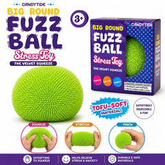 The Super Fuzz Ball Squishy Sensory Toy combines a soft squishy feel with a unique fuzzy-textured surface for an extra satisfying sensory experience. Designed with flexible stretchy material and covered in soft noodle-like fuzz texture, this stress toy is perfect for squeezing, fidgeting, and stress relief. Its compact size makes it great for desk play, sensory fun, and everyday fidgeting. Approximately 4 inches.