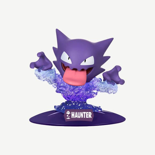 Bring spooky fun to your collection with the Funism Twinkmont Pokémon Haunter Prime Figure! This premium mini PVC statue captures Haunter emerging from swirling ghostly energy with its signature mischievous grin and outstretched claws, ready to surprise its next target. Standing approximately 4.25 inches tall, this officially licensed Pokémon collectible features translucent purple effects, vibrant colors, and exceptional sculpted detail that perfectly captures the playful Ghost/Poison-type Pokémon.
Part o