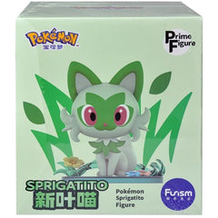 Bring a fresh, nature-inspired charm to your collection with the Sprigatito Prime Figure from Funism. Inspired by the Grass-type starter Pokémon from Pokémon Scarlet & Violet, this premium figure captures Sprigatito in a peaceful, sunlit scene surrounded by lush greenery and blooming flowers.
Part of Funism’s Prime Figure series, this collectible emphasizes detailed sculpting and expressive design, showcasing Sprigatito’s playful yet relaxed personality. With its soft color palette and nature-themed base,