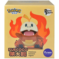 Turn up the heat! Fuecoco has joined the Pokemon Prime Figure collection! This figure depicts the Fire Pokemon smiling and waving at his friends while some gentle flames crackle behind him. Order yours today and add Fuecoco to your roster!
Add to your Pokemon collection with these adorable figures from Funism! Each Pokemon Prime Figure stands just under 6 inches tall and features a base with character specific effects molded in. Approximately 17cm (6.69 inches) tall.