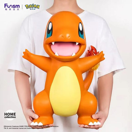 Join the adventure with the Pokemon Charmander oversized Figure By Funism! This larger-than-life figure will bring the fiery spirit of Charmander to your collection. Perfect for any Pokemon fan, it's sure to inspire excitement and wonder with its impressive detail and size. Don't miss out on adding this epic figure to your collection!
This 45cm (17.71-inch) tall figure is the perfect addition to any Pokemon collection. Whether displayed on a shelf or used for imaginative play,