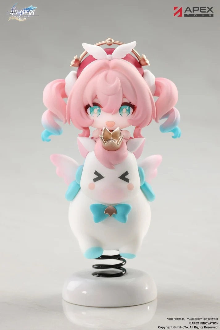 <p><strong>PRE-ORDER: Expected to ship in October of 2027.</strong></p>
<p>Hyacine brings her gentle charm to your desk in this chibi-style Yurayura Stand from Honkai: Star Rail.</p><p>The cute deformed figure is made of PVC, ABS and metal and stands on its own base, making it an easy collectible to display alongside other Honkai: Star Rail characters.</p><p>Part of the Chibi Chara Yurayura Stand line that includes Jing Yuan, Blade, Tribbie and more. Approx. 11.3 cm / 4.4 inches tall including base.</p>