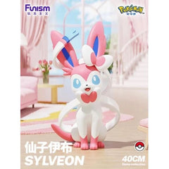 Funism is proud to present the next entry in their Pokemon Home Collection line: the adorable Sylveon! This exquisitely crafted figure captures the essence of the Fairy-type Pokemon! Add this adorable Pokemon to your collection today!
This 40cm (15.74-inch) tall figure is the perfect addition to any Pokemon collection. Whether displayed on a shelf or used for imaginative play,