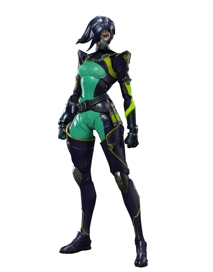 <p><strong>PRE-ORDER: Expected to ship in August of 2027.</strong></p>
<p>Viper, VALORANT's ruthless chemist Controller, gets a premium 1/12 scale action figure from INART.</p><p>She includes masked and unmasked heads, 12 interchangeable hands (including a dedicated pair for deploying the Pit), the Helix Phantom rifle, two Helix Daggers, a Snakebite Shorty, a gas emitter and chemical canister, plus Poison Cloud, Snake Bite and Toxic Screen effect parts.</p><p>Part of the INART Action 1/12 line. Approx. 16.