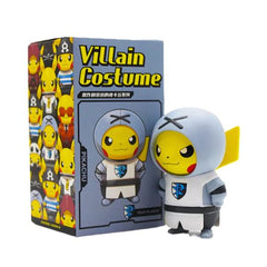 What if Pikachu joined the villain teams? The Pokémon Villain Costume Pikachu series reimagines everyone’s favorite Electric-type Pokémon dressed in outfits inspired by iconic villain organizations from the Pokémon universe!
This fun collectible figure lineup features Pikachu wearing stylized costumes inspired by infamous teams such as Team Flare and other villain-themed looks, complete with matching accessories, sunglasses, uniforms, and playful expressions. The compact figure design and colorful packagin