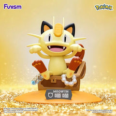 Funism Twinkmont Pokemon Meowth Prime Figure Mini PVC Statue