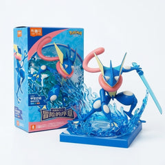 <p>Bring the stealthy Ninja Pokémon <strong>Greninja</strong> to your collection with the <strong>Blokees Pokémon Classic Version-L Greninja Figure</strong>!</p>
<p>This officially licensed Pokémon collectible recreates Greninja in Blokees' larger <strong>Classic Version-L</strong> format, giving the fan-favorite Water- and Dark-type Pokémon an impressive display presence.</p>
<p>Greninja features articulated joints for dynamic posing along with its distinctive blue body, pink tongue scarf, and sleek ninj