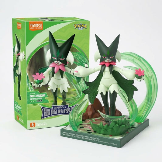 <p>Add the mysterious and stylish <strong>Meowscarada</strong> to your Pokémon collection with the <strong>Blokees Pokémon Classic Version-L Meowscarada Figure</strong>!</p>
<p>This officially licensed Pokémon collectible recreates Meowscarada in Blokees' larger <strong>Classic Version-L</strong> format, giving the fan-favorite Grass- and Dark-type Pokémon an impressive presence on display.</p>
<p>Meowscarada features articulated joints for dynamic posing along with its distinctive masked appearance, flow