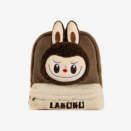 POP MART Classic Bag Series – LABUBU Berber Fleece Backpack (Brown) – authentic collectible backpack. Elevate your accessory game with this stylish backpack from POP MART's Classic Bag Series featuring beloved Labubu. Designed with high-quality berber fleece in rich brown tones, it blends fashion and functionality with a bold collectible statement.
Interior compartment: approximately 28 cm H × 22 cm W × 10 cm D (sizing approximate). Authentic POP MART release.