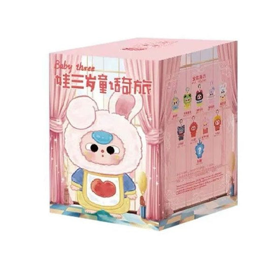 Step into a whimsical world with the Baby Three “Children’s Wonderland” Plush Blind Box!
Unbox enchantment with this cushiony collectible series where fantasy and charm meet in every figure. Each blind box contains one random plush from the Wonderland collection — designs inspired by fairy-tale motifs, dreamy color palettes, and imaginative details. Standing approximately 80-96 mm tall, each figure is crafted with soft plush plus durable elements (PVC bases or accessories) and is designed to delight fans,