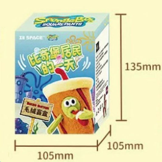 POP MART SpongeBob SquarePants "A Day in the Life of Bikini Bottom Buddies" blind box – random figure, collect all 6. Spend a day in Bikini Bottom with this SpongeBob SquarePants blind box series from POP MART! Each box brings home a randomly selected mini figure from SpongeBob's daily-life adventures with his underwater friends. Collect all 6.
Random Design: blind boxes are fully random and we cannot accept requests for specific items. When purchasing the whole set, there will be no duplicate figures.