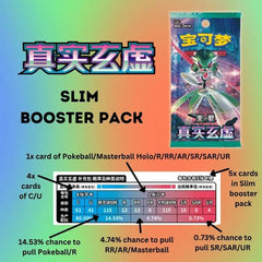 Pokemon TCG Chinese Paradox Veil CSV6 Booster Pack Slim (5 Cards)