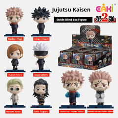 Step into the world of sorcery with the EAKI Jujutsu Kaisen Stride Series Season 2 Figure Blind Box!
Inspired by Jujutsu Kaisen Season 2, this dynamic series features fan-favorite characters like Gojo, Geto, Yuji, and more in stylized “stride” poses, capturing their movement and personality in a sleek, collectible form. Each figure showcases detailed sculpting and vibrant paintwork that brings the action of the series to life.
Every blind box includes one randomly selected figure, making each unboxing a t