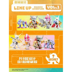 Bandai BNESH PLABAKO Digimon Adventure Vol. 1 Figure Blind Box - 1 Random