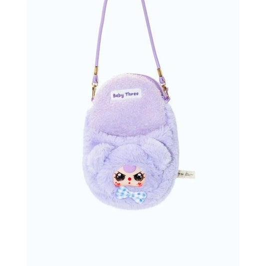 Cureplaneta Baby Three Mobile Hanging Phone Bag Plush Blind Box Bag