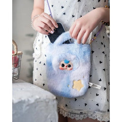 Cureplaneta Baby Three Mobile Hanging Phone Bag Plush Blind Box Bag