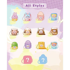 Cureplaneta Baby Three Mobile Hanging Phone Bag Plush Blind Box Bag