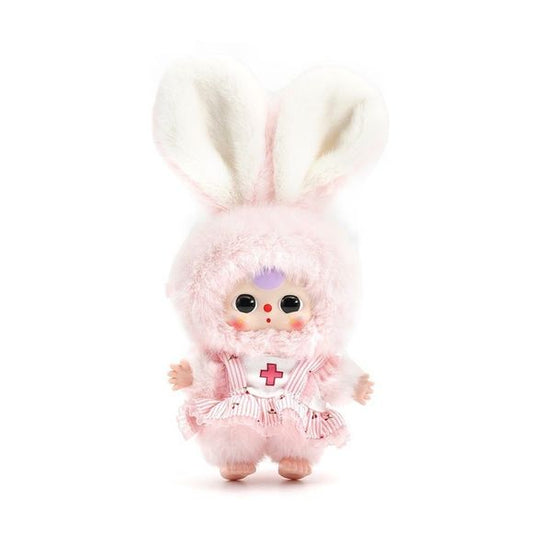 Cureplaneta Baby Three Miniature Mini Bunny Plush Pendant Keychain Blind Box